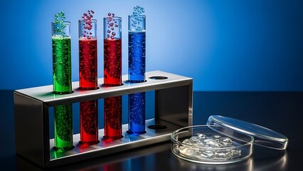 laboratory test tubes