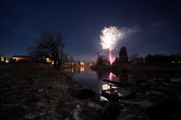 Silvester an der Mangfall