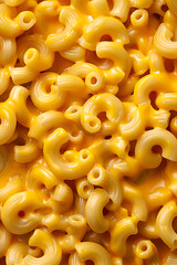 Creamy Macaroni and Cheese Texture Background