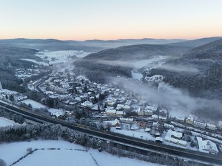 Klausen-Leopoldsdorf, Winter im Wienerwald, Nieder&ouml;sterreich 