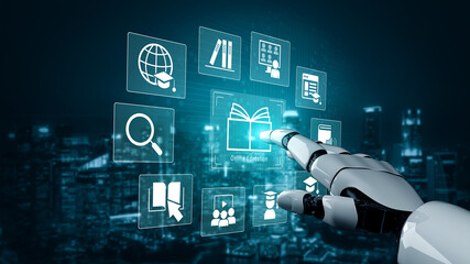 Artificial intelligence enhances online education and digital learning platforms to support global...