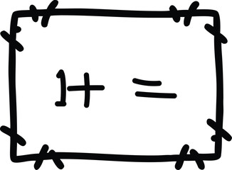 Geometric figures doodle 