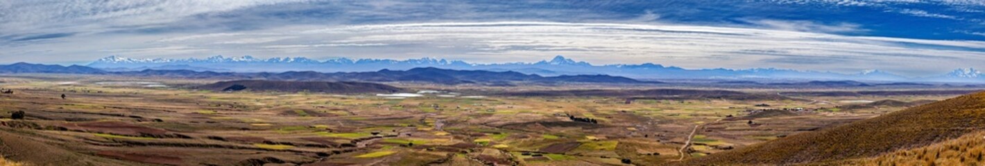Fototapeta premium The Landscape of the Altiplano in Bolivia