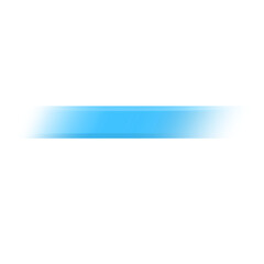 Obraz premium vibrant blue gradient banner with a blurred edge on transparent background
