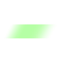 Obraz premium vibrant green gradient bar design element on transparent rectangle banner