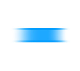 Obraz premium vibrant horizontal blue gradient bar with a soft glow on transparent rectangle