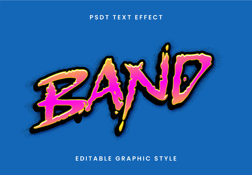 Pink And Yellow Bold Tag Street Graffiti Text Effect Urban Distorted Font