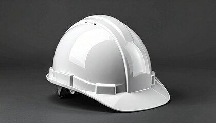 a construction safety helmet, clean modern industrial