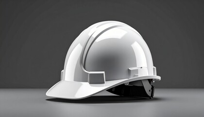 a construction safety helmet, clean modern industrial