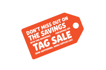 Don't miss out on the savings with this affordable tag sale happening now.