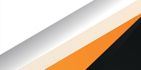 stylish geometric wide banner design. Vector illustrator