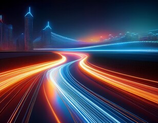 light trails generative ai