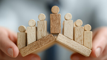 Display of a wooden figure amidst samsa food wrapped in foil packaging