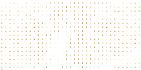 Gold falling down confetti background. Repeated golden dotted glitter pattern. Yellow, orange and golden dots wallpaper. Celebration Christmas, New Year or birthday party repeating backdrop. Vector