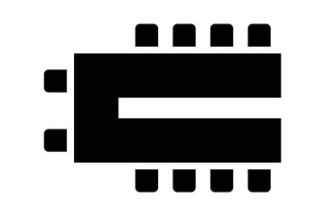 Seating arrangement in office or cabinet. Interior plan of seatings. Meeting, conference, business event or waiting room layout. Top view. Table and chairs silhouettes. Vector graphic illustration