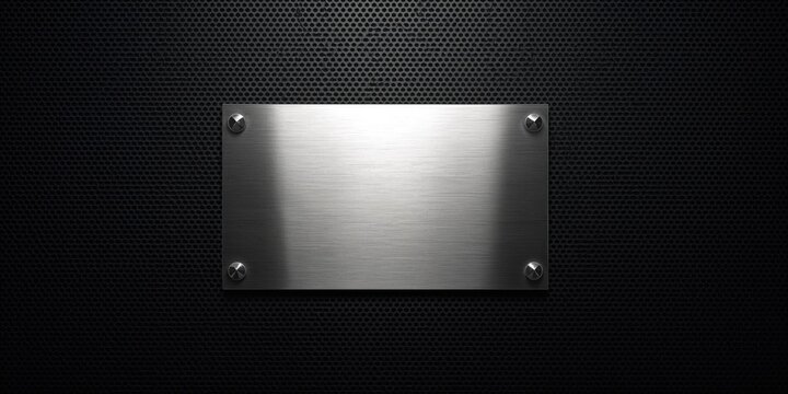 Stainless steel surface installed over a perforated background serving as a structural panel, durability emphasis