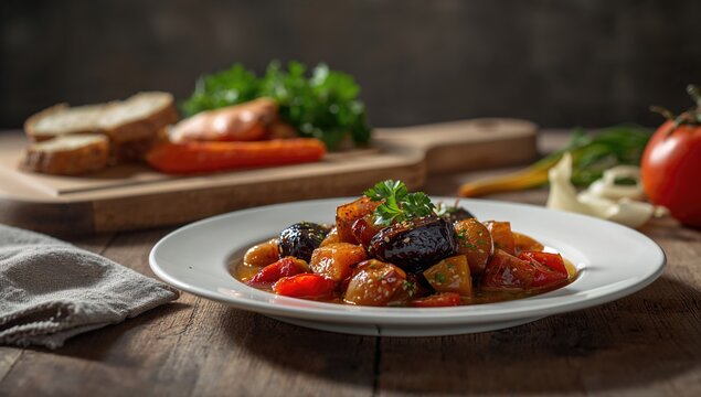 Zacusca, Romanian roasted vegetable spread serving as a plant-based flavor enhancer during fall