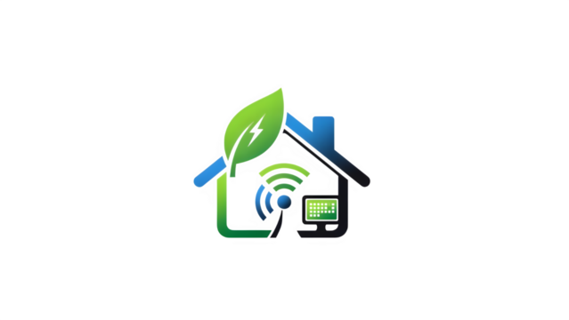 A green leafy house icon isolated on transparent background with wifi signal - Powered by Adobe