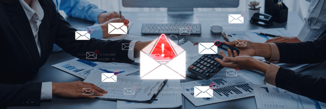 A cybersecurity alert indicating a phishing scam or malware threat. This dangerous email requires immediate action to protect against data theft and unauthorized system access. Fermion - Powered by Adobe