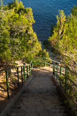 atardecer en la costa mediterr&aacute;nea
