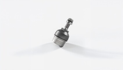 Car suspension component, emphasizing repair and operational inspection on a plain white backdrop