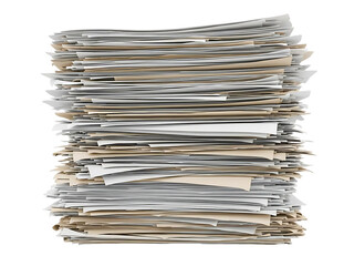 Stack of Papers and Documents.