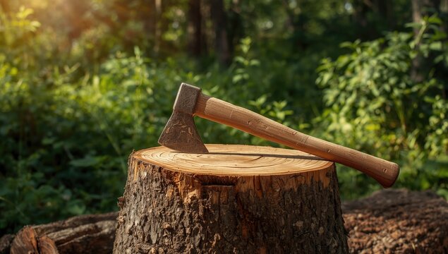 A collection of seasoned firewood logs positioned for woodpile organization - Powered by Adobe