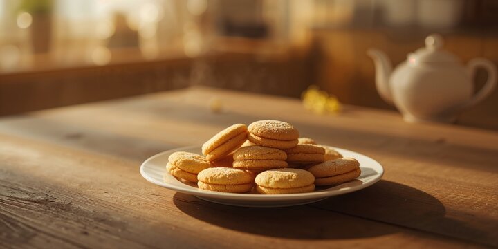 Cookies arranged on a table for snack time, highlighting homemade baked goods, World Bakery Day