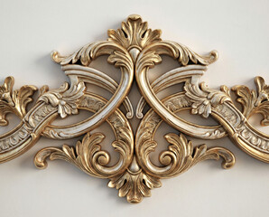 Decorative Scroll Ornament for Luxury Packaging