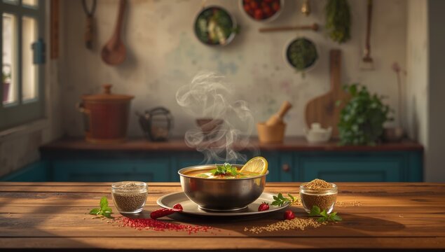 Batar, mirchi food garnished with red chilli powder, a spicy seasoning for dishes