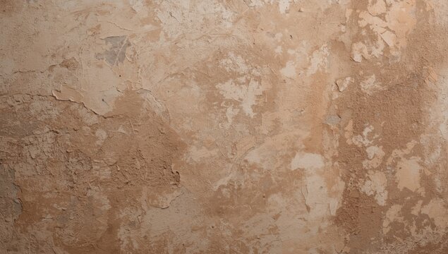 Detailed view of a textured plaster wall with natural earthy colors, designed for architectural or interior design backgrounds, Earth Day