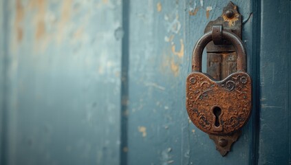 Door with latch lock installation, focusing on security enhancement for entry points