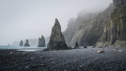 Sea-facing geological structures at Argyll, Scotland, emphasizing natural preservation