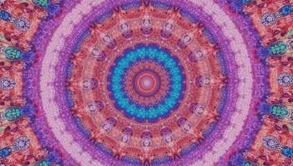 Vivid kaleidoscope background serving as an editorial header backdrop with intricate symmetry