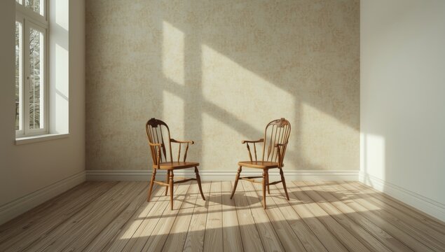 Set of wooden chairs designed for durable seating in contemporary home environments