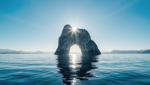 Church gate rock formation on Mageroya, illustrating natural erosion processes in northern Norway