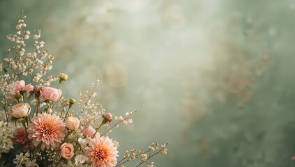 Partial blur of floral image used for text overlay backgrounds, Earth Day