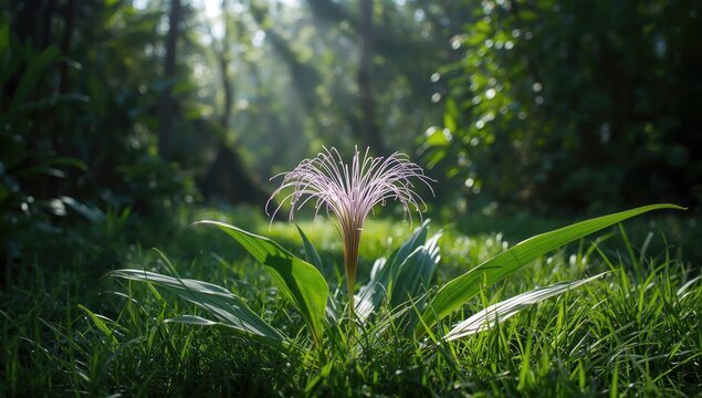 Tropical Orthosiphon stamineus plant growing in warm climates, highlighting herbal medicine applications