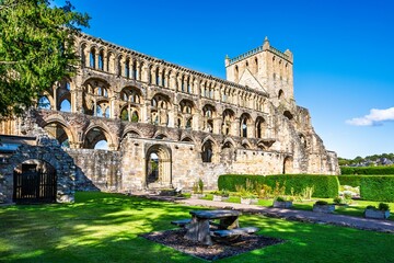 Jedburgh Abbey, Augustinian Abbey, Jedburgh, Scottish Borders, Scotland, UK