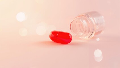 Red pill capsules for tuberculosis and leprosy therapy, highlighting drug resistance concerns in infectious disease control
