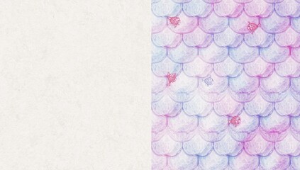 Fish scale texture, ideal for graphic backgrounds or editorial headers