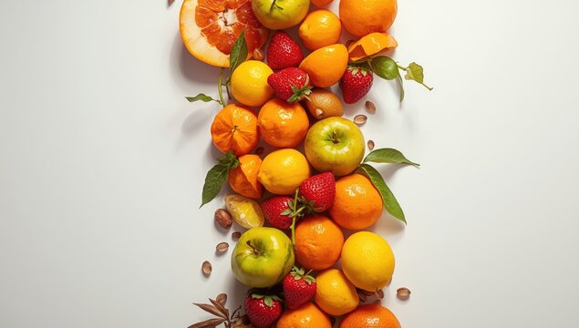 Assorted fresh fruits and vegetables displayed for nutritional choices, highlighting natural food options