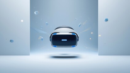 VR event landing page layout, focusing on visual hierarchy and accessibility