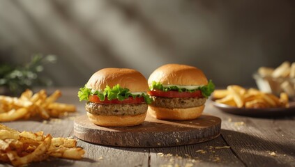 Small turkey patties served on brioche buns, ideal for snack or party servings