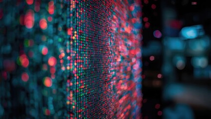 Close-up of a vibrant, textured colorful display used as a background pattern for layouts and visual storytelling