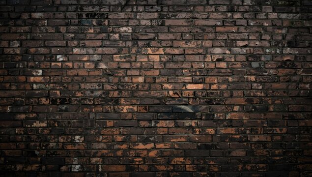 Urban brick wall setting serving as a backdrop for editorial header or informational graphics