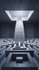 Monochromatic Maze and Stairway to Success and Hope
