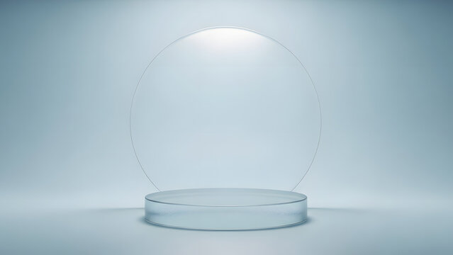 glass ball showpiece