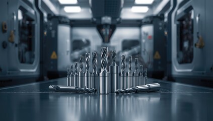 Heavy shearing cutting tools designed for high-precision milling operations on CNC machines, supporting manufacturing processes