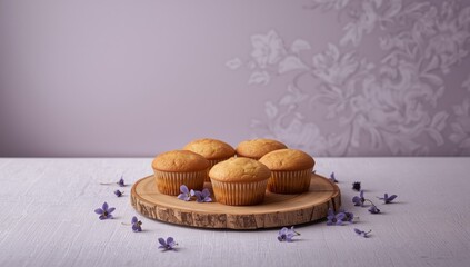 Baked muffins containing cottage cheese, suitable as a protein-dense breakfast or snack